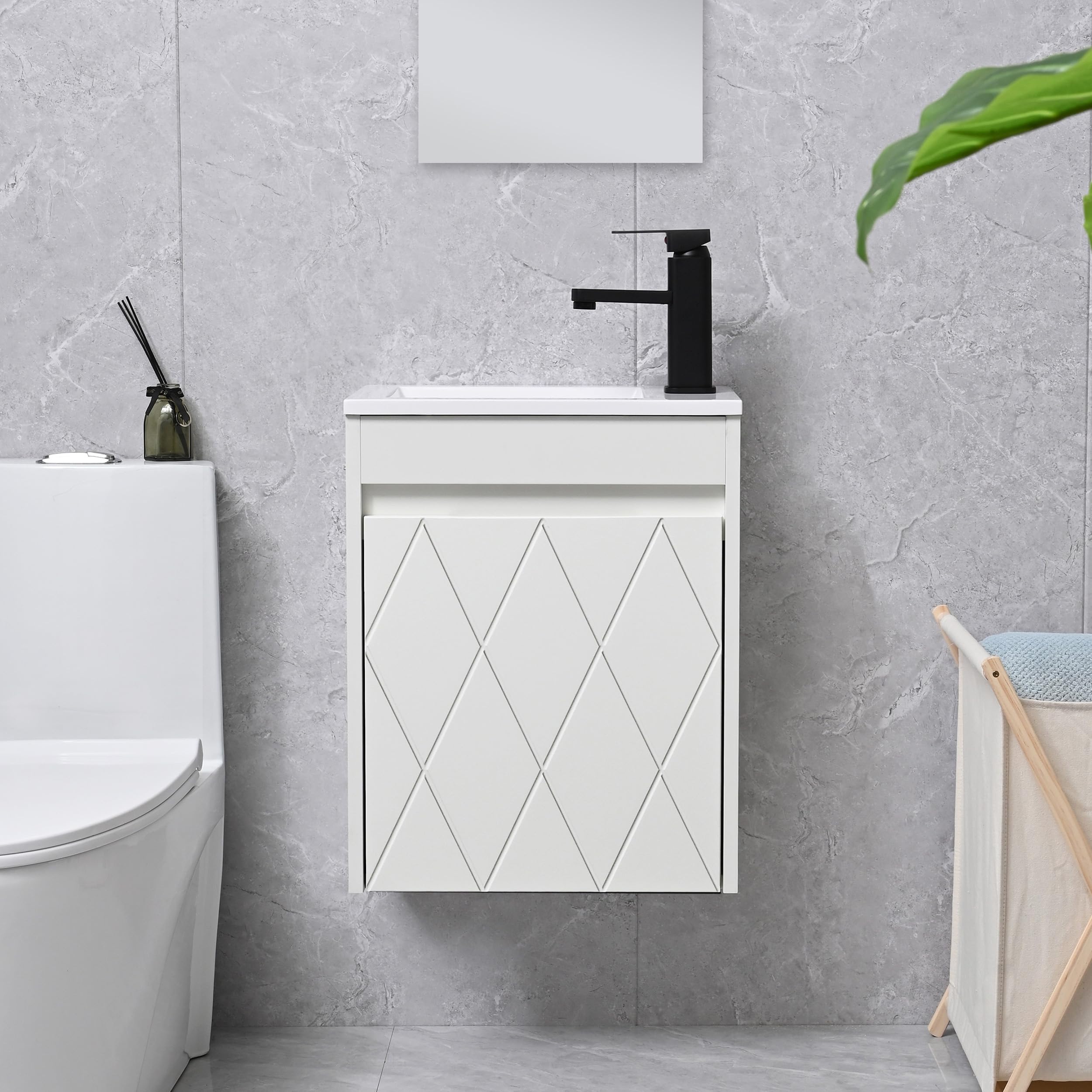 TB21079 16 Inch Vanity Sink Combo