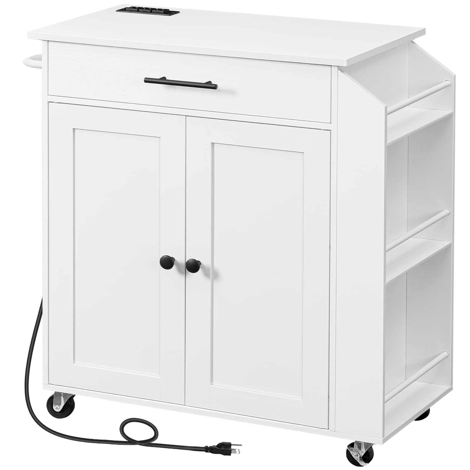 HM11039 Kitchen Island with Power Outlet
