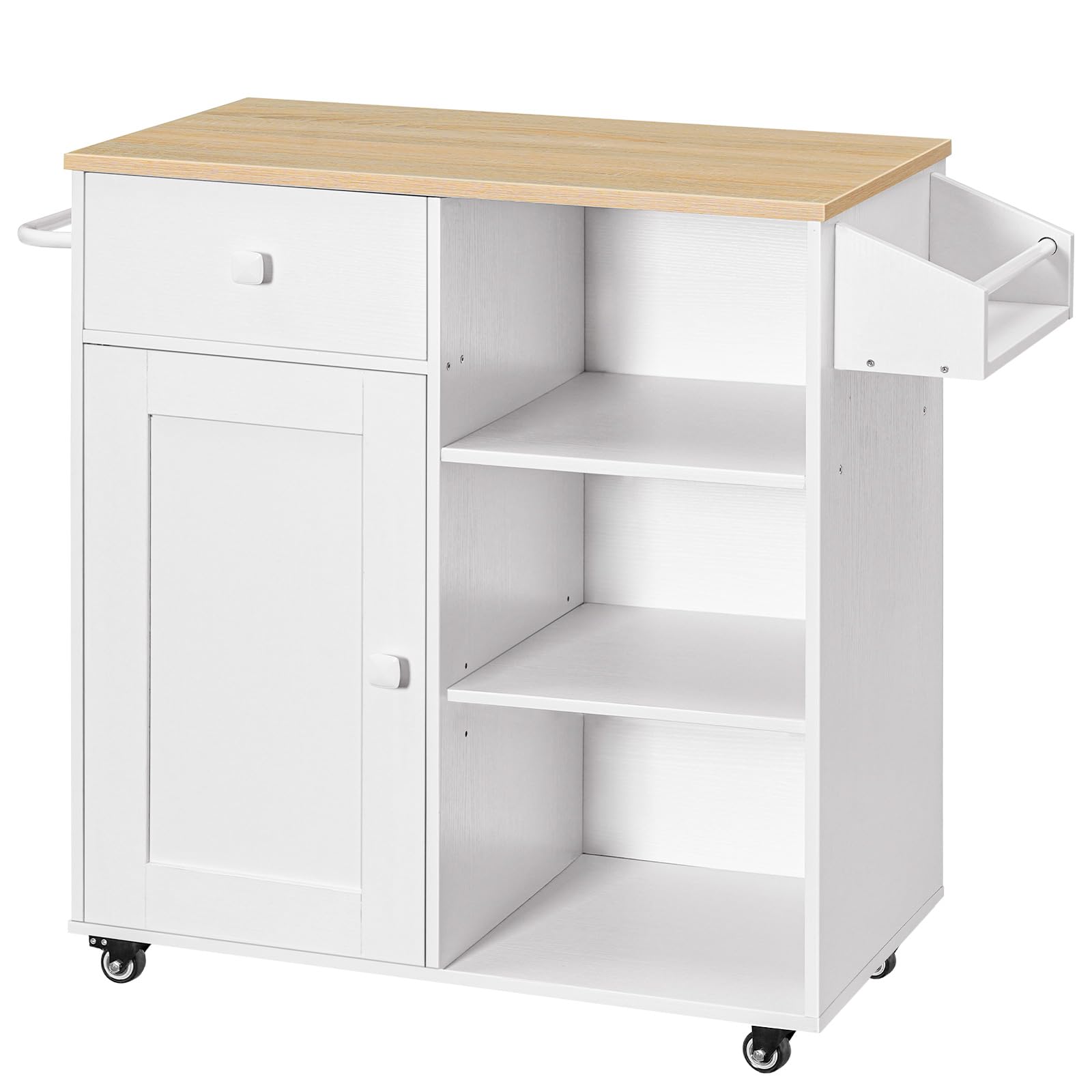 HM11067 Kitchen Island with Spice Rack