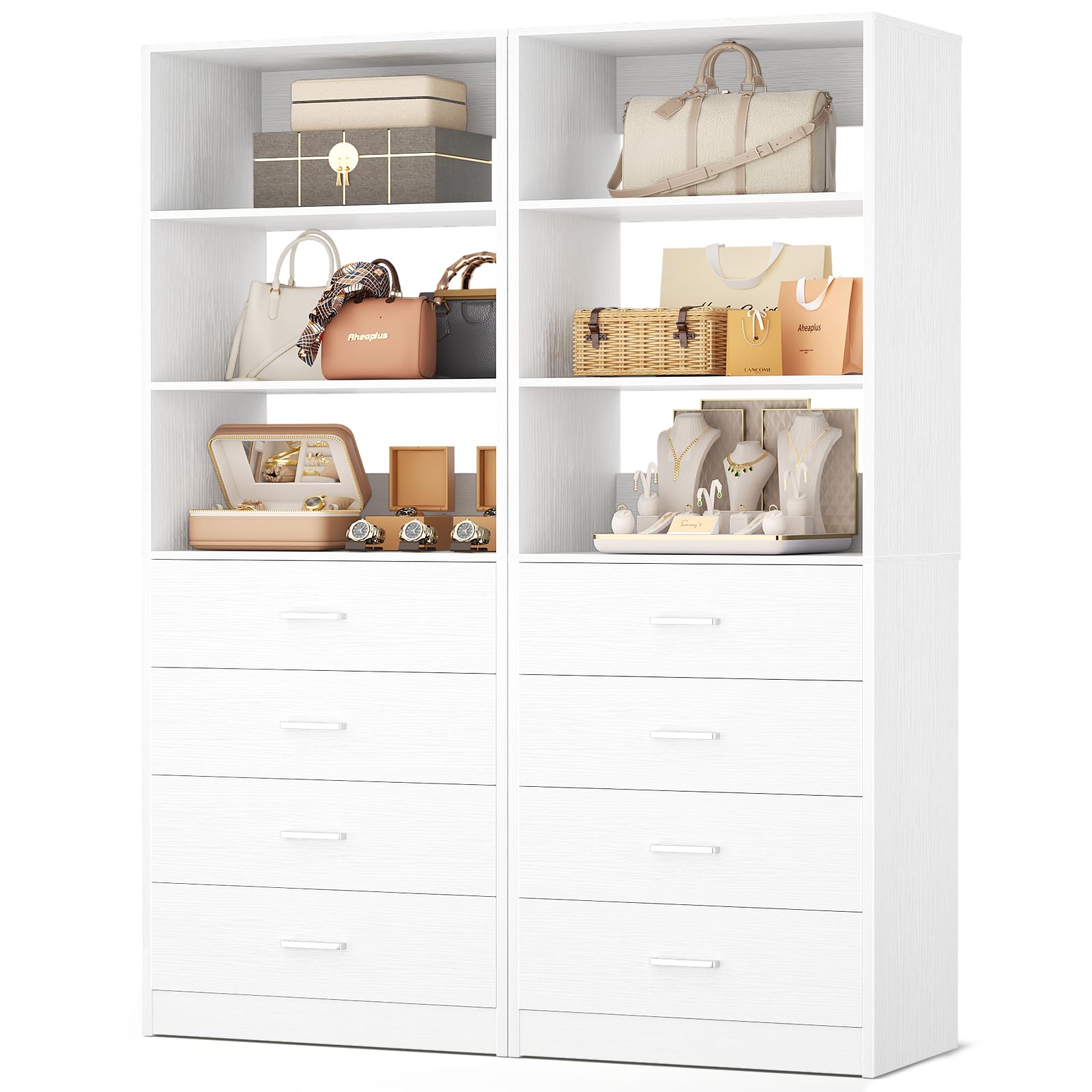 HS31177 4-Drawer Modular Closet Storage Unit