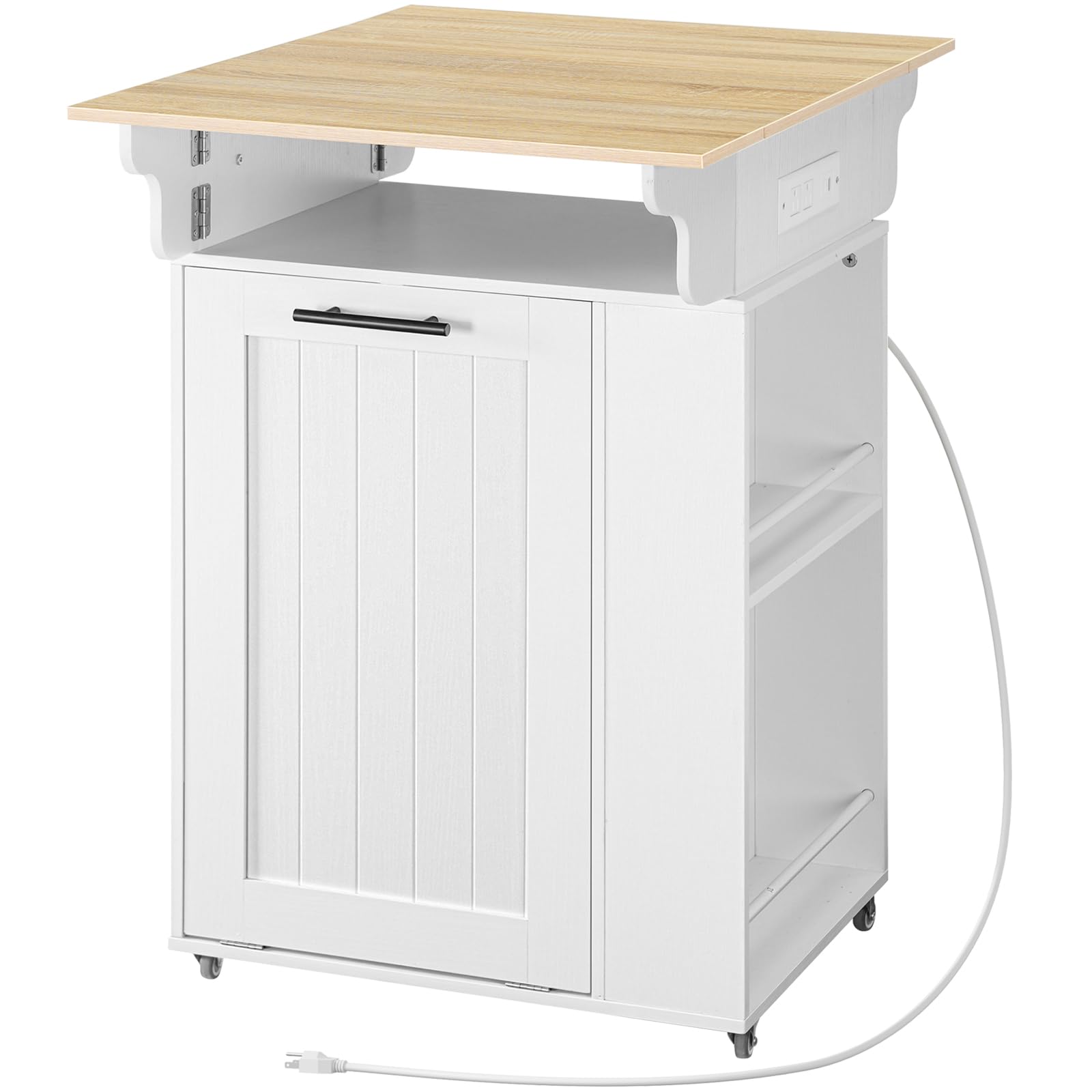 HM11180 Rolling Island Trash Can Storage