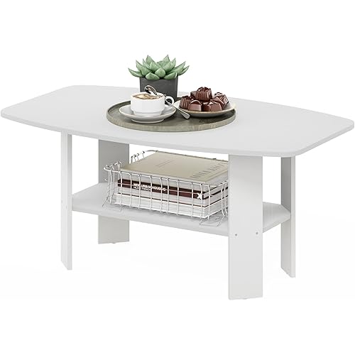 WISSEN WOOD HC31046 Simple Design White Coffee Table, Simple Design, Coffee Table, White, Made in Vietnam