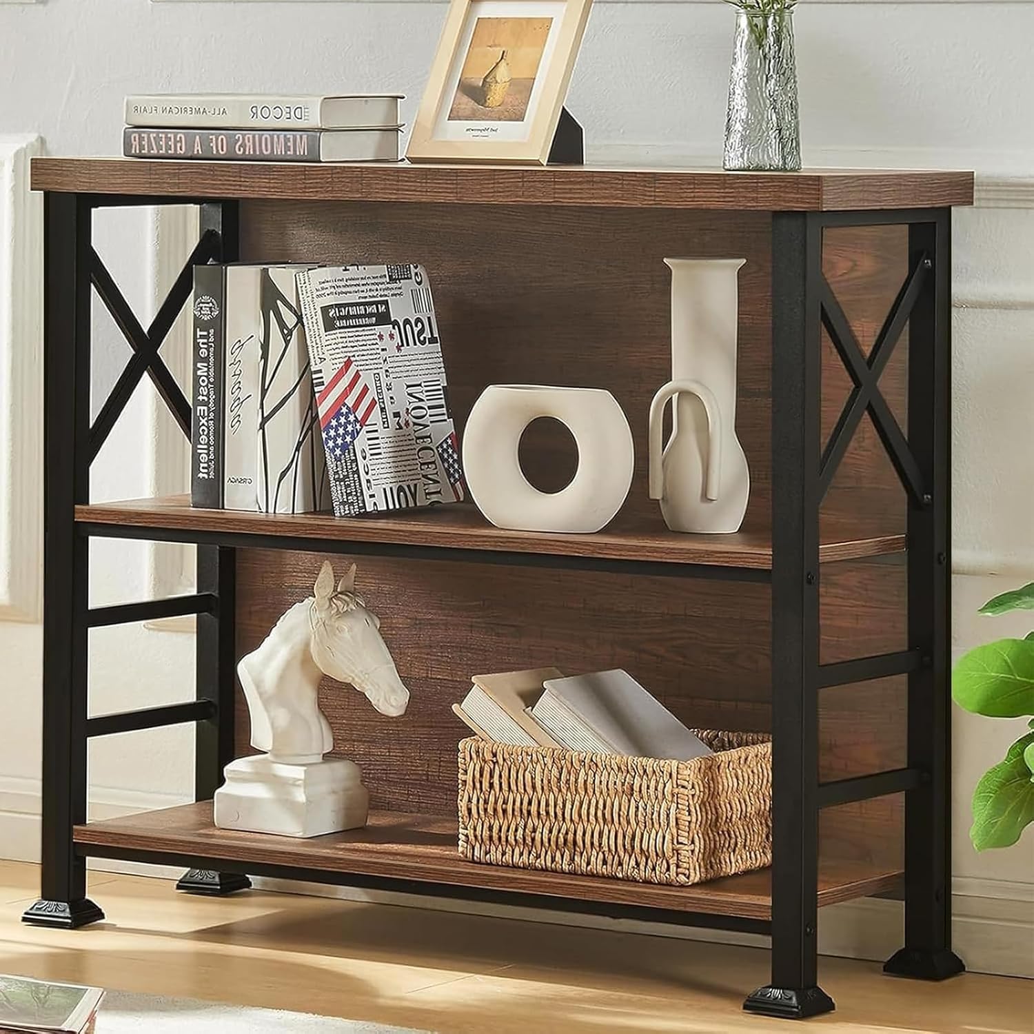 HB31120 3-Tier Small Industrial Book Shelf