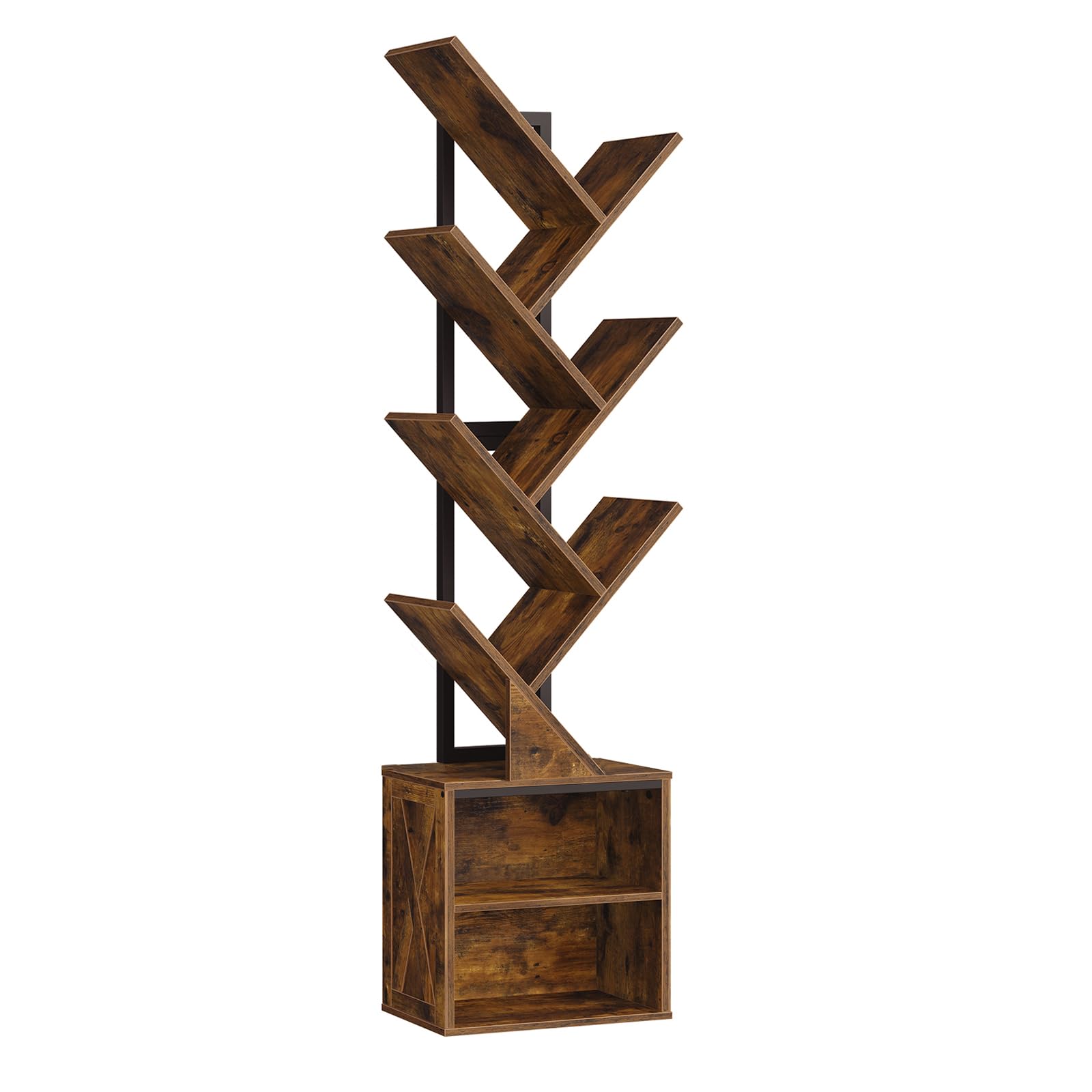 HB31200 6 Tier Wooden Tree Bookshelf